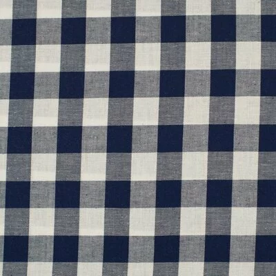 Cotton fabric - Gingham Navy 20mm