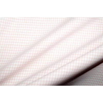 Cotton fabric - Mini Gingham Salmon 2mm
