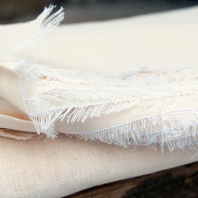 Cotton Gauze fabric Catrina- Canepa - cupon 80 cm