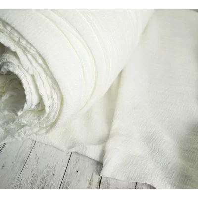 Cotton Gauze Petrisor - White