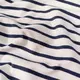 Cotton Jersey - Breton Stripes Marine