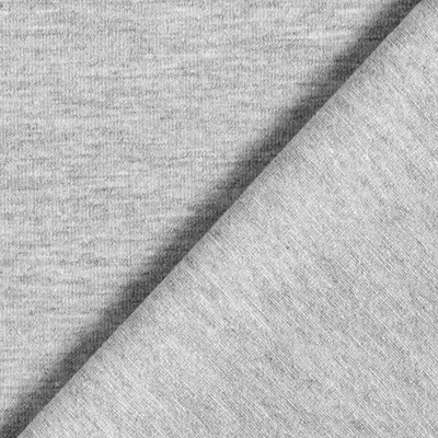 Cotton Jersey Solid - Grey Melange