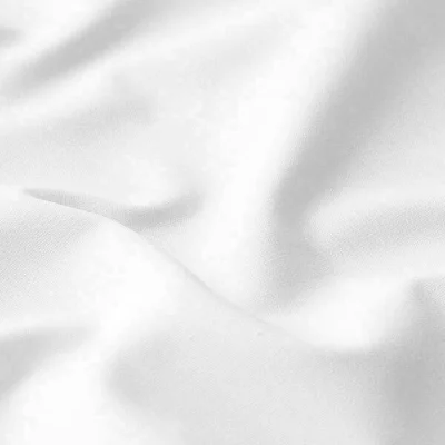 Cotton poplin uni  - White - cupon 60cm