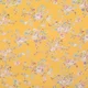 Cotton Poplin - Vintage Flowers Lemon