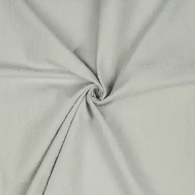 Cotton voile fabric - Plumetis Light Grey 05738.027