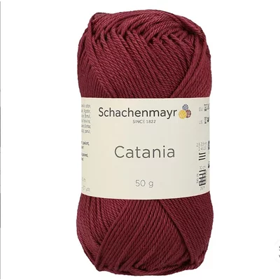 Cotton Yarn - Catania Bordeaux 00425