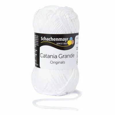 Cotton Yarn - Catania Grande White 03106