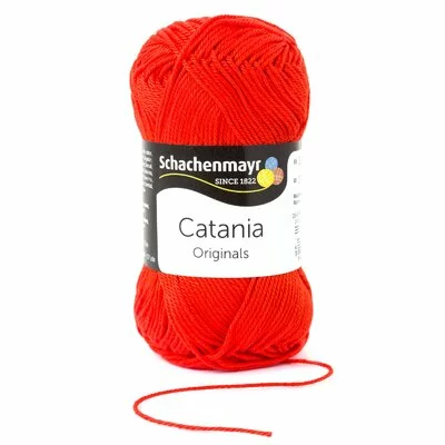Cotton Yarn - Catania  Tomato red 00390