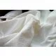 Crinkled Cotton Gauze - Varvara White