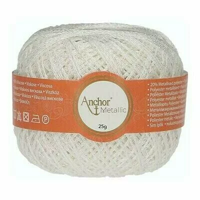 Crochet Thread - Anchor Artiste Metallic 00304