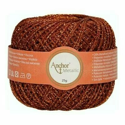 Crochet Thread - Anchor Artiste Metallic 00314