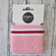 Cuff fabric - Pink - Red Stripes 135x7 cm