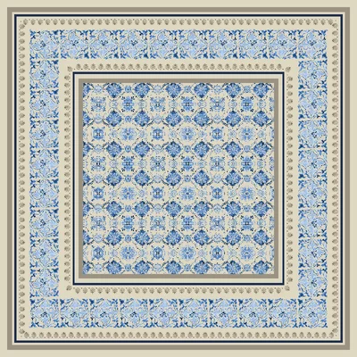 Digital print cotton - Panel Moroccan Table 150x150 cm