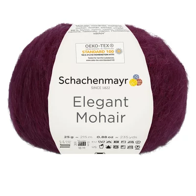 Elegant Mohair Yarn - Blackberry 00038