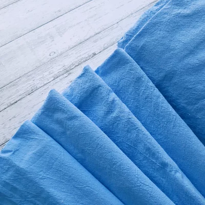 Mélange Cotton Linen Gauze Fabric