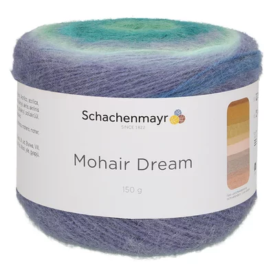 Gradient yarn Mohair Dream - 00084 Peacock Color