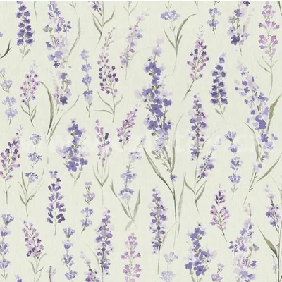 Home Decor Fabric - Watercolour Lavender Field - cupon 50cm