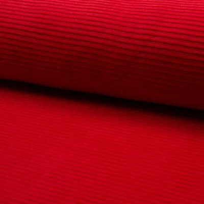 Jersey Corduroy- Red