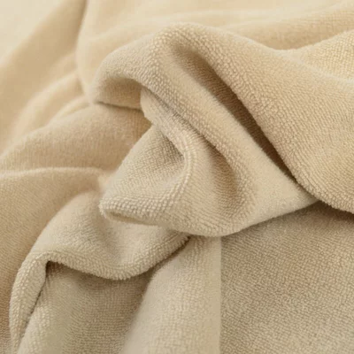 Jersey towel cotton fabric - Linen - cupon 130x100cm