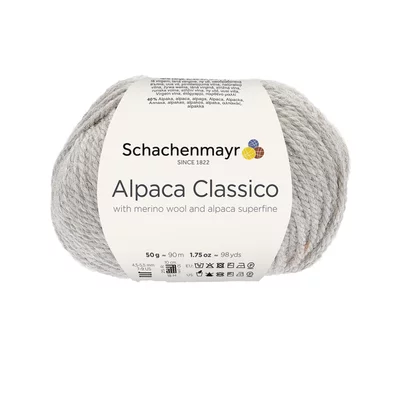 Knitting Yarn - Alpaca Classico - Grey Melange 00090