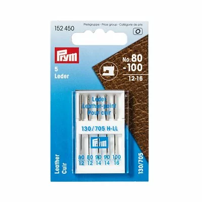Leather sewing machine needles, 130/705, 80-100