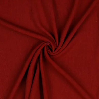 Lightweight Viscose Linen - Dark Red