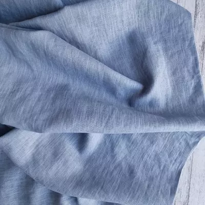Linen Enzyme Washed - Blue Shadow