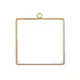 Metal frame for dreamcatchers - 19.5 cm - Golden matte