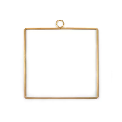 Metal frame for dreamcatchers - 19.5 cm - Golden matte