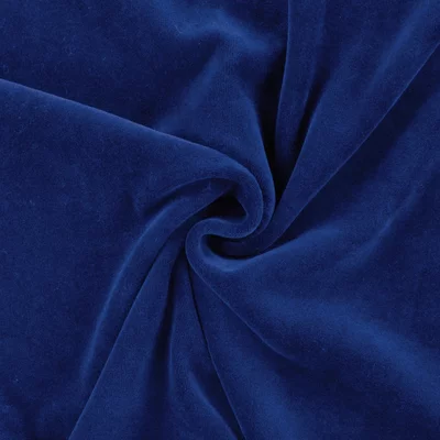Nicky Velour - Royal Blue- cupon 80 cm