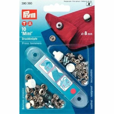 Press fasteners Mini - 8mm