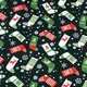 Printed Cotton - Christmas Stockings Navy 16719/008