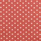 Printed Cotton - Dots Coral