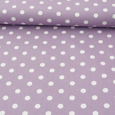 Printed Cotton - Dots Lilac