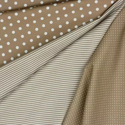 Printed Cotton - Dots Taupe 04949.019