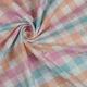 Printed Cotton flannel - Check Hearts Mint
