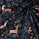 Printed Cotton poplin - Forest Animals Navy