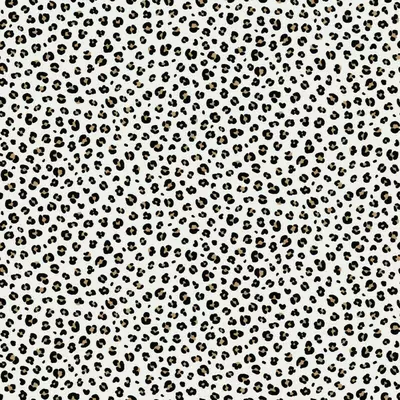 Printed Cotton poplin - Leopard White 09032.003