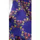 Printed premium linen - Bright Florals Blue