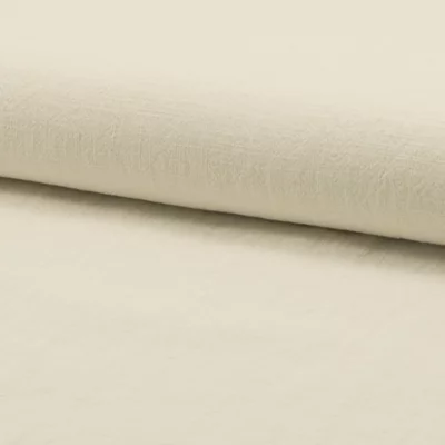 Stonewashed linen - Ivory - cupon 45cm