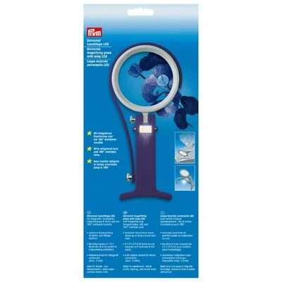 Universal magnifying glass with lamp - Prym 610380