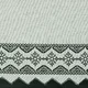 Viscose Linen Embroidery Border- Natural