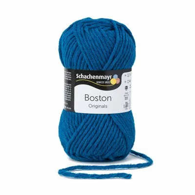 Wool blend yarn Boston-Mosaic Blue 00065