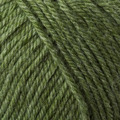 Wool blend yarn Universa - Green Melange 00173