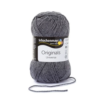 Wool blend yarn Universa - Grey Heather 00197