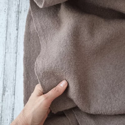 Wool boiled - Taupe
