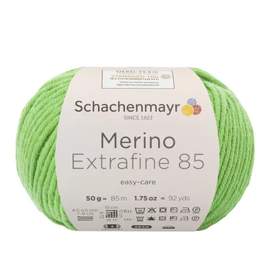 Wool Yarn - Merino Extrafine 85  Apple 00273
