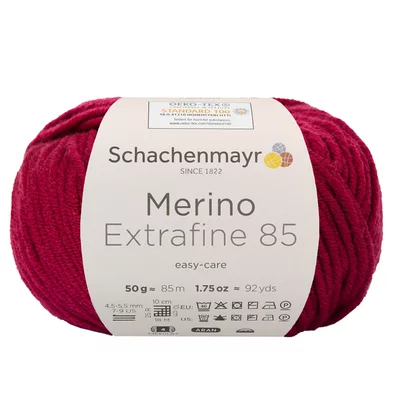 Wool Yarn - Merino Extrafine 85 - Wine 00232