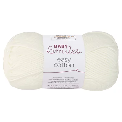 Baby Smiles Easy Cotton 50 gr - White 01001