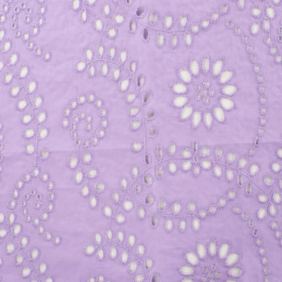 Bumbac brodat Deluxe- Lilac